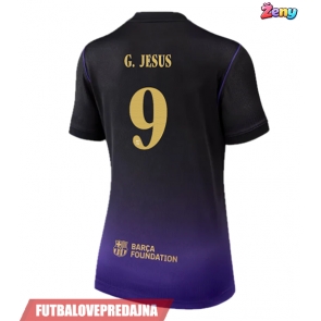 Lacne Ženy Futbalové dres Barcelona Gabriel Jesus #9 2026-27 Krátky Rukáv - Preč